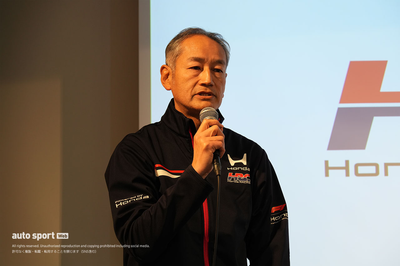 武石伊久雄専務（ホンダ・レーシング）