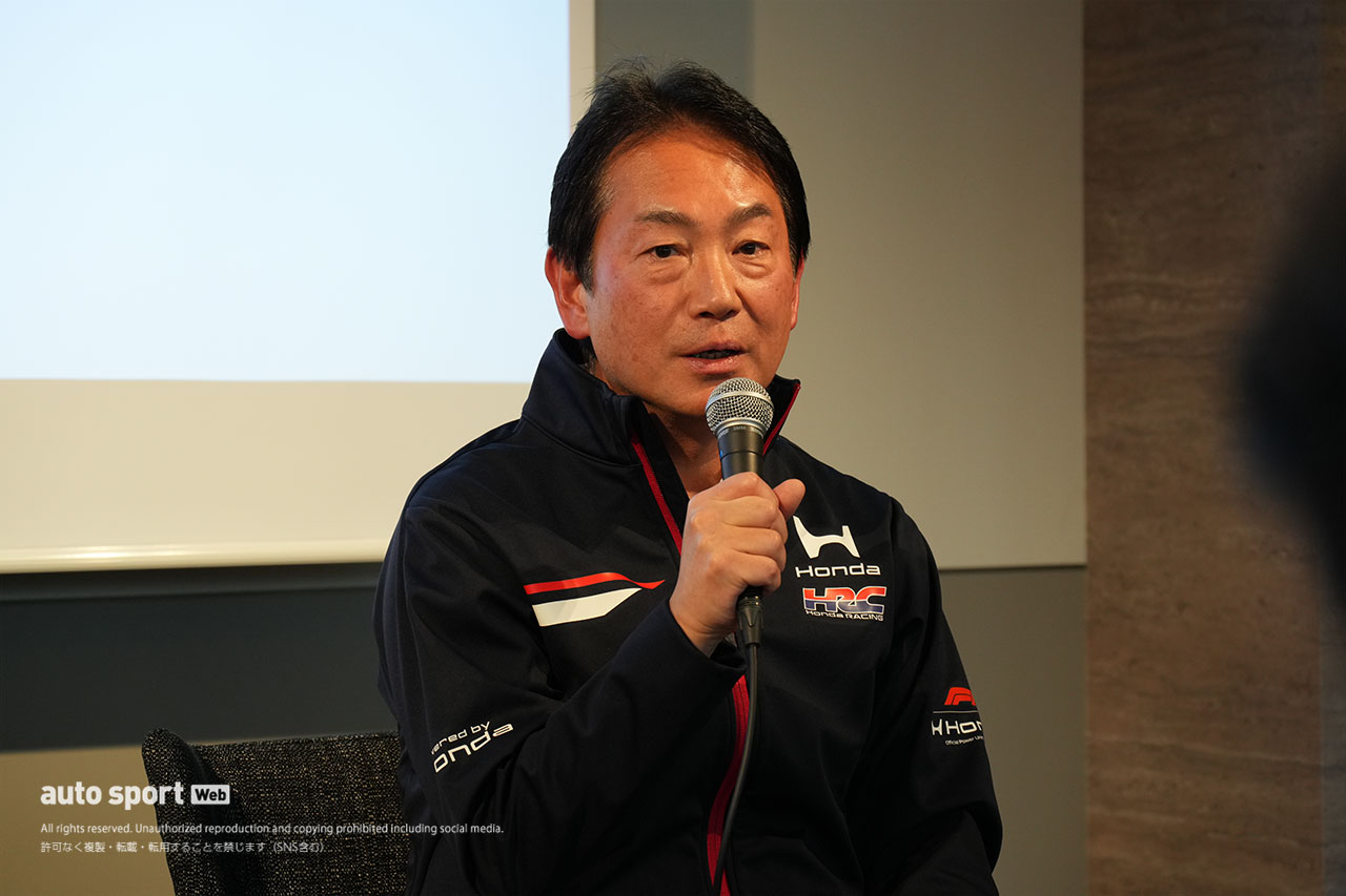 渡辺康治社長（ホンダ・レーシング）