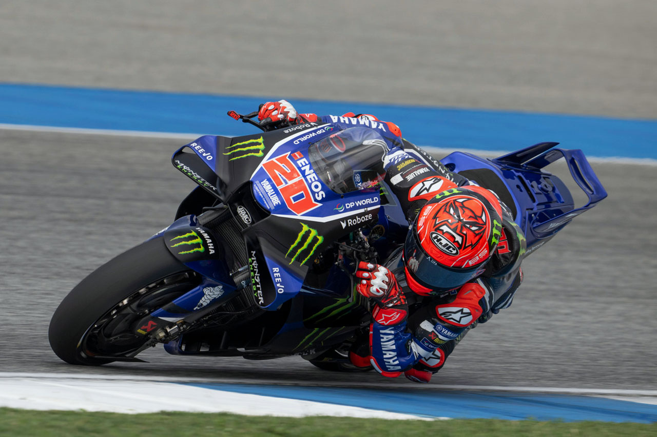 V4エンジン本格投入のヤマハ、クアルタラロは苦戦も「マシンの方向性を見つけようとしている」／第1戦タイGP