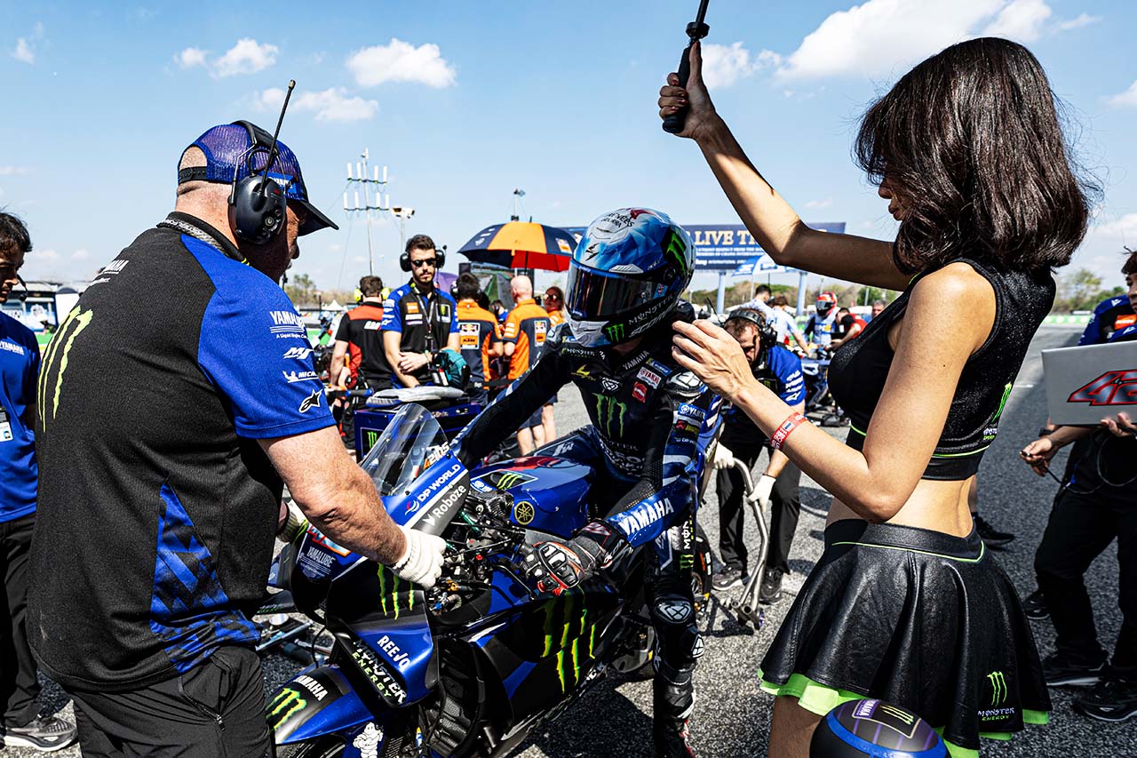 下位に沈んだヤマハ、厳しいレースと振り返る「集団の中だとペースが苦しくなる」とクアルタラロ／第1戦タイGP