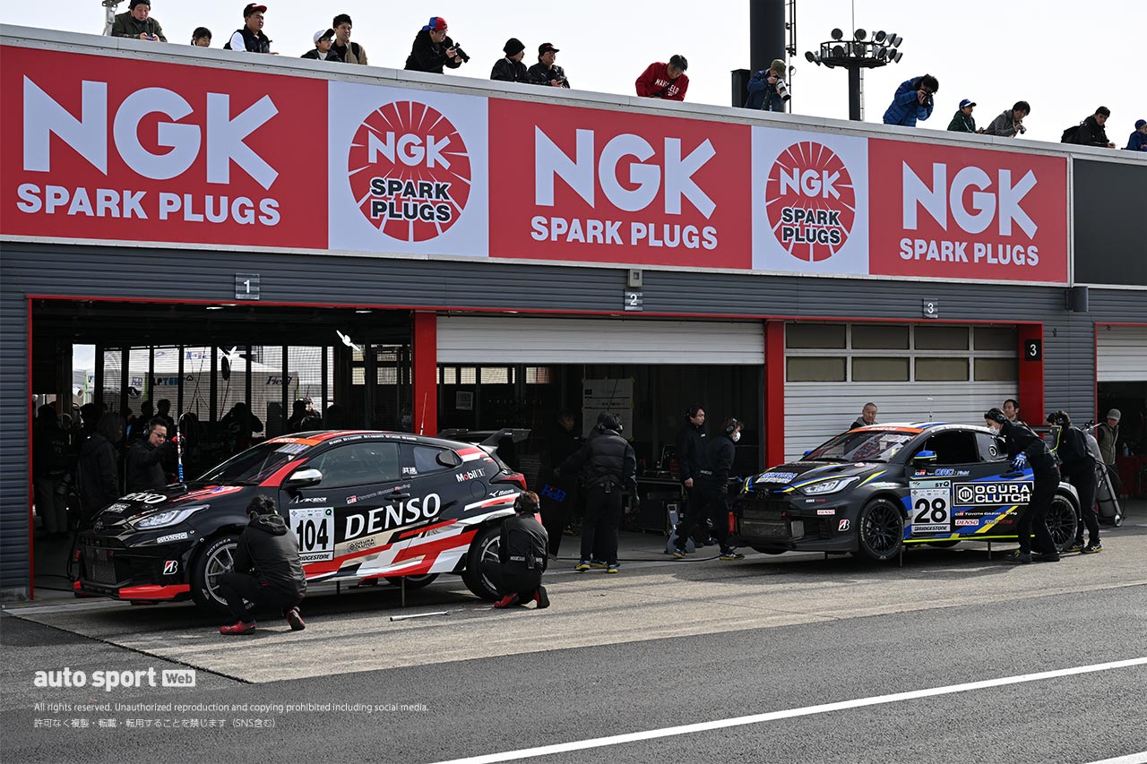 開幕戦の舞台モビリティリゾートもてぎでスーパー耐久公式テスト開催。TKRI松永建設AMG GT3がトップタイム