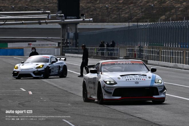 開幕戦の舞台モビリティリゾートもてぎでスーパー耐久公式テスト開催。TKRI松永建設AMG GT3がトップタイム