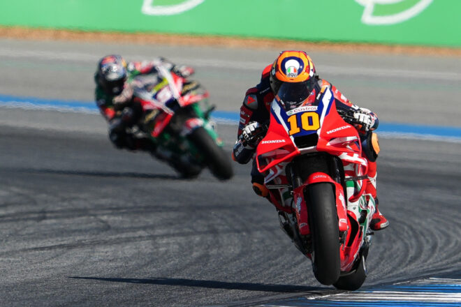 マリーニが開幕戦で10位入賞。戦線離脱のミルは想定外の事態に落胆も「速さとホンダの進歩を示せた」／第1戦タイGP