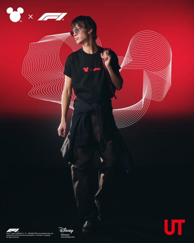 ユニクロ『UT』からF1とディズニーのコラボアイテムが発売される