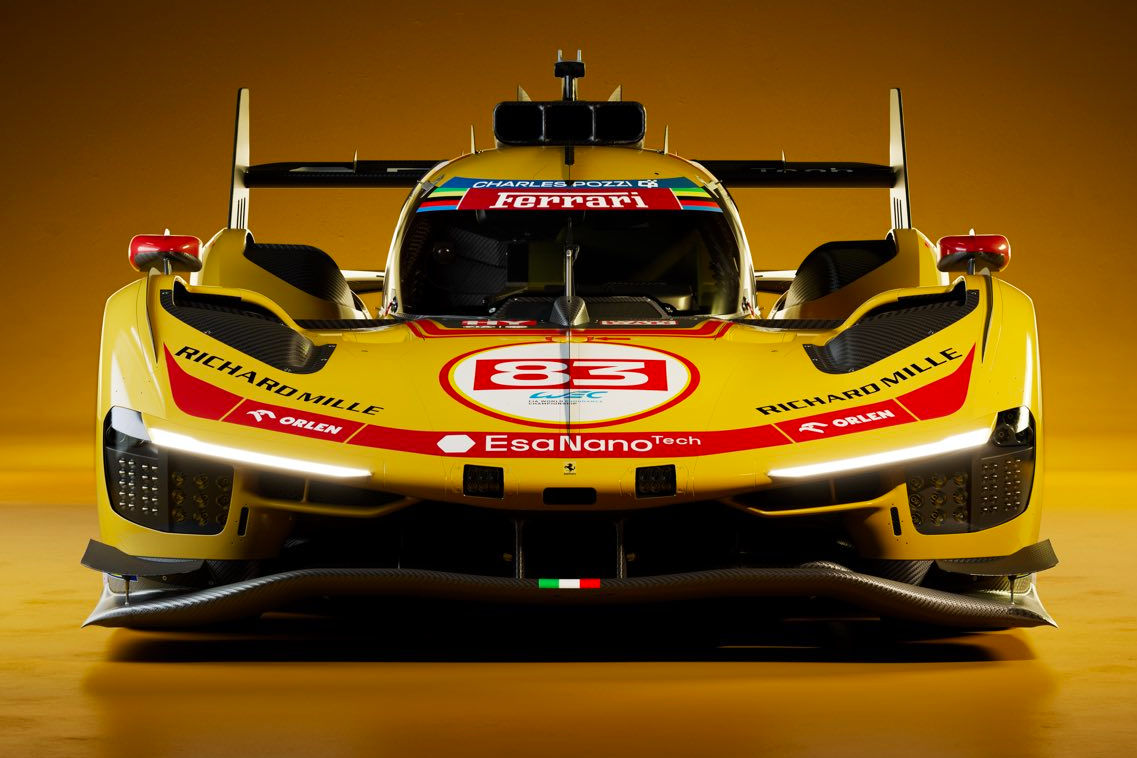 クビサ擁するル・マン覇者AFコルセがフェラーリ499Pのカラーリングを発表。前年の選手権2位からさらなる成功目指す