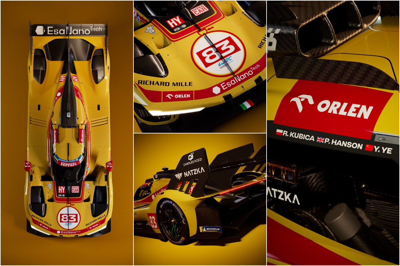 クビサ擁するル・マン覇者AFコルセがフェラーリ499Pのカラーリングを発表。前年の選手権2位からさらなる成功目指す