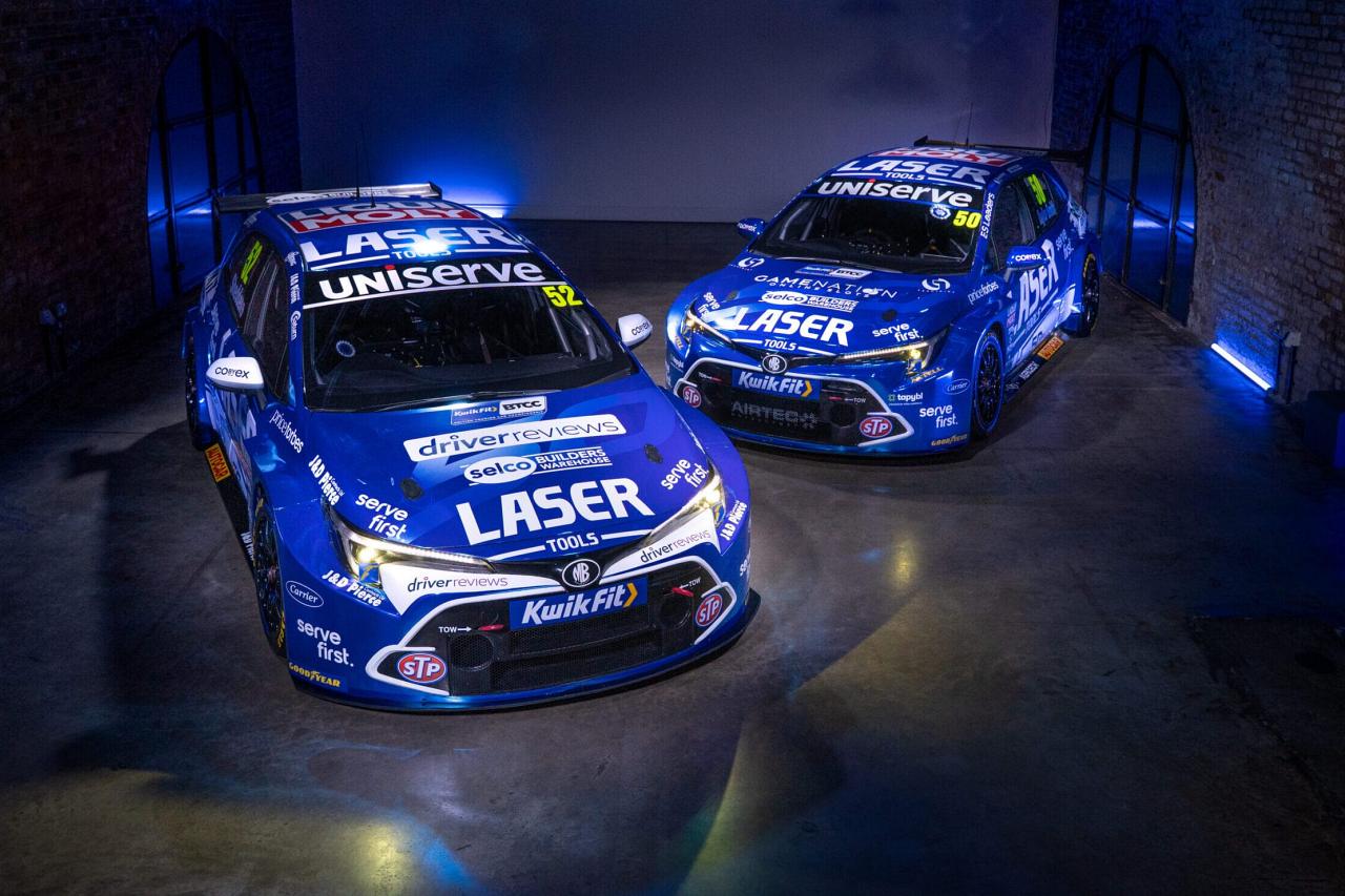 トヨタへスイッチするレーザーツールズ＆MBが『カローラGRスポーツ』を公開。フォードはセダン版に／BTCC