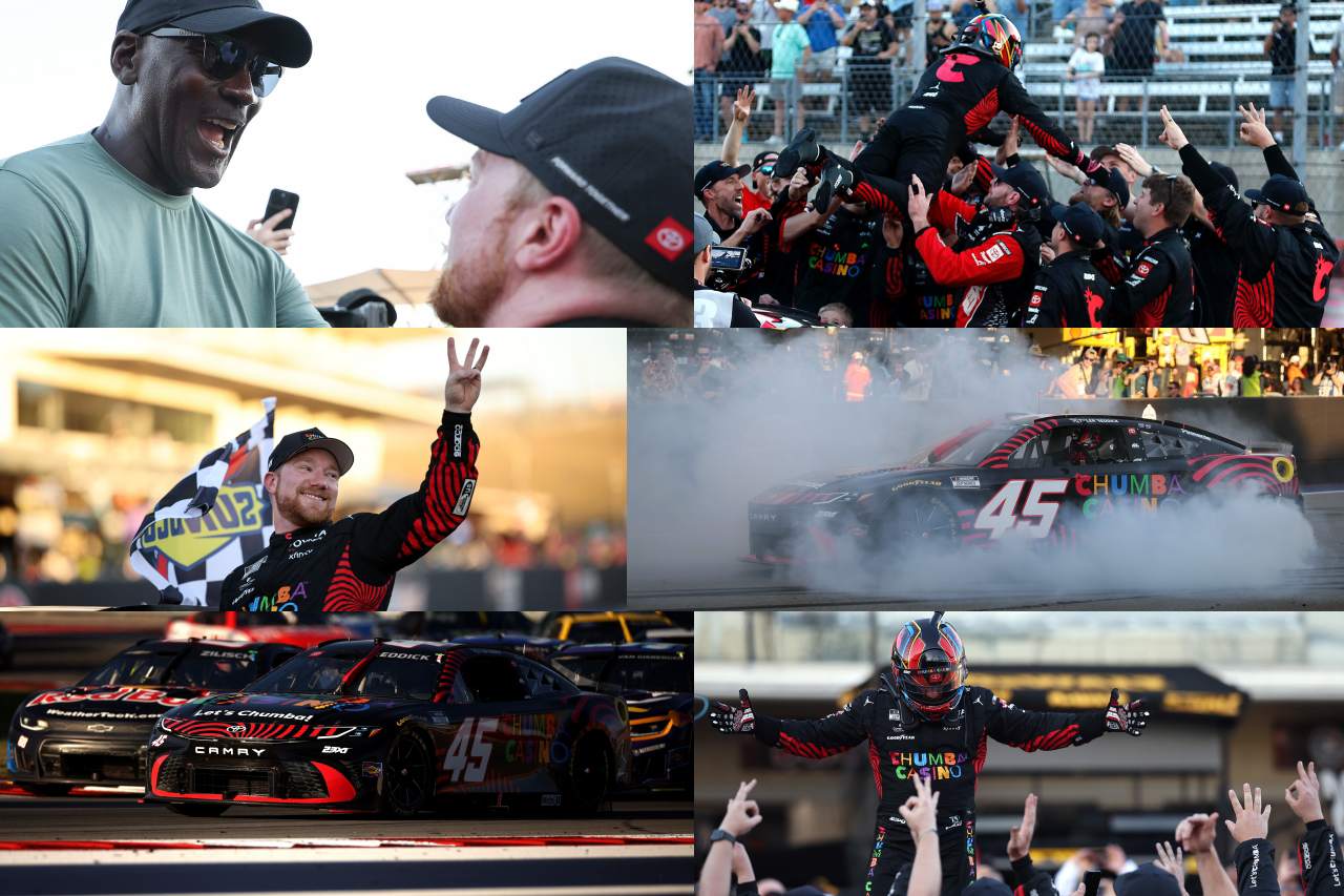 歴史的快進撃。トヨタのレディックが史上初の開幕3連勝「SVGを倒したいと思っていた」／NASCAR第3戦