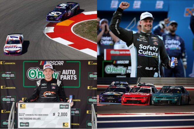 歴史的快進撃。トヨタのレディックが史上初の開幕3連勝「SVGを倒したいと思っていた」／NASCAR第3戦