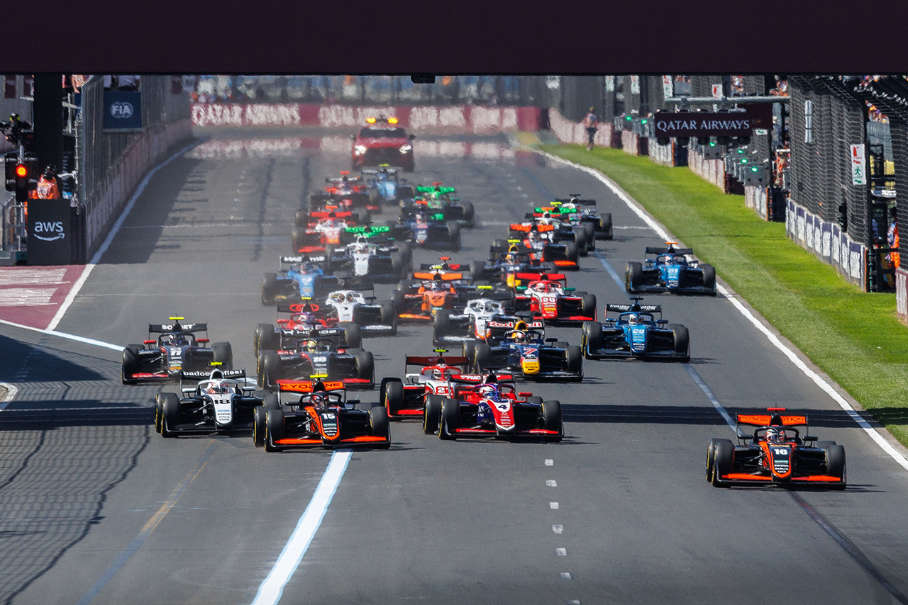 2026年FIA F3第1戦メルボルン スプリントレースのスタート