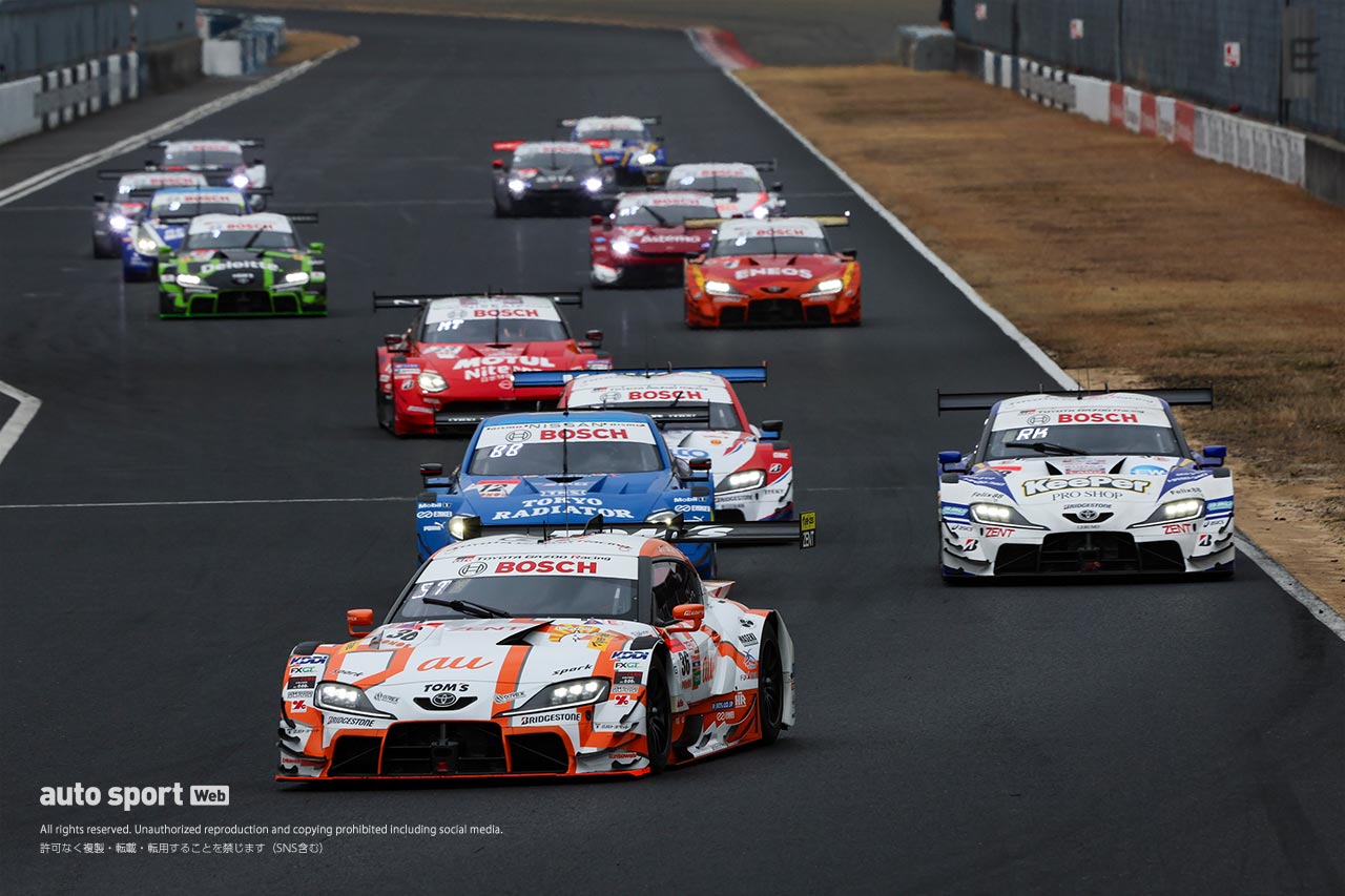 スーパーGT岡山公式テスト締めくくりのセッション4は赤旗3回と荒れ模様。ENEOS X PRIME GR Supraがトップタイム