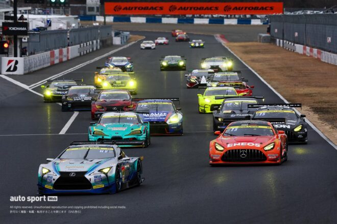 スーパーGT岡山公式テスト締めくくりのセッション4は赤旗3回と荒れ模様。ENEOS X PRIME GR Supraがトップタイム