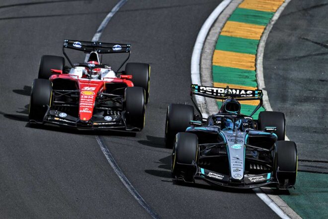 ジョージ・ラッセル（メルセデス）＆シャルル・ルクレール（フェラーリ）