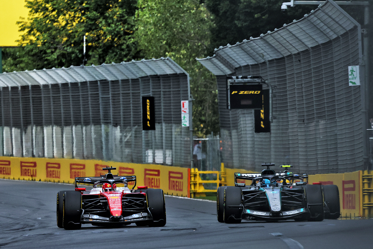 2026年F1第1戦オーストラリアGP　ジョージ・ラッセル（メルセデス）、シャルル・ルクレール（フェラーリ）