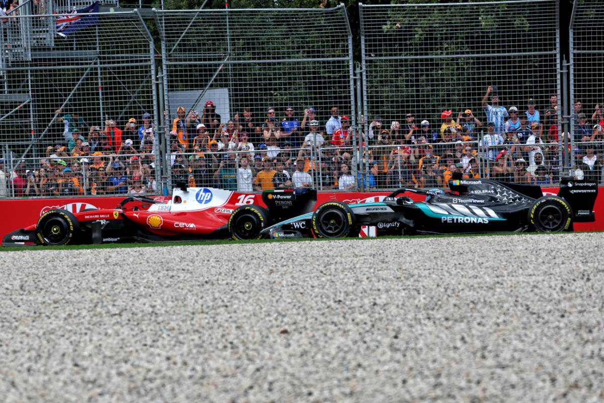 シャルル・ルクレール（フェラーリ）＆ジョージ・ラッセル（メルセデス）