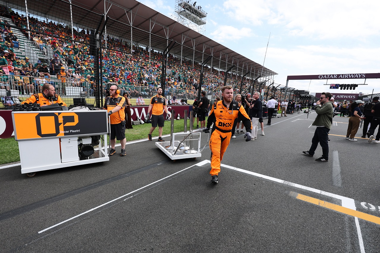 オスカー・ピアストリ（マクラーレン）のグリッドボックス