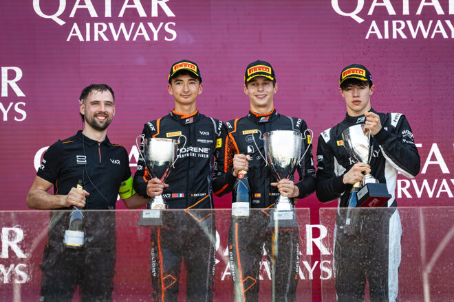 2026年FIA F3第1戦メルボルン スプリントレース表彰式