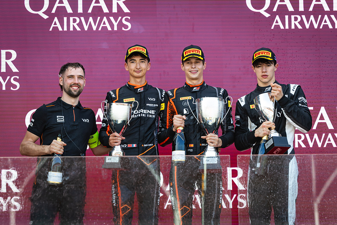 2026年FIA F3第1戦メルボルン スプリントレース表彰式