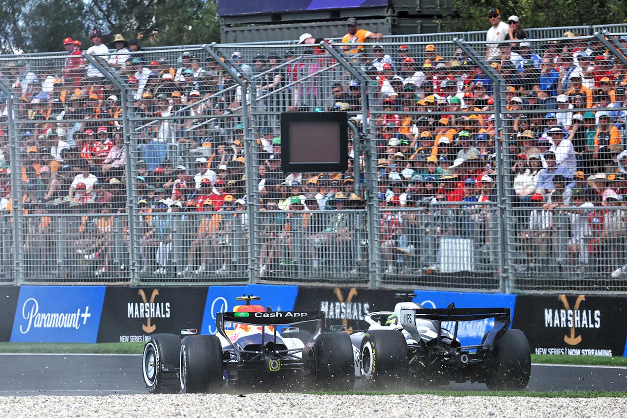 リアム・ローソン（レーシングブルズ）＆セルジオ・ペレス（キャデラック）