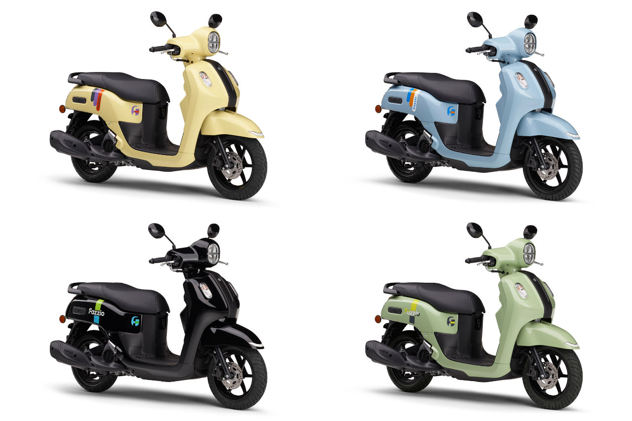 シンプル＆ユニークデザインの新型125ccスクーター『ヤマハ・ファツィオ』登場。カラーコーデで個性の表現も可能