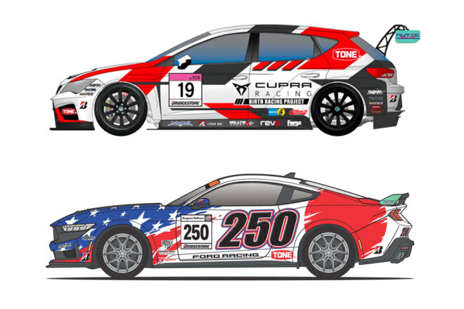 バースレーシングプロジェクトがスーパー耐久参戦体制を発表。マスタング・ダークホースRとクプラTCRの2台体制に