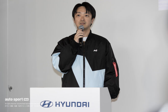 織戸茉彩がヒョンデIONIQ 5Nで全日本EV-GPに参戦決定。発表会で“先輩”リ・ジョンウを質問攻めに
