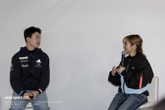 織戸茉彩がヒョンデIONIQ 5Nで全日本EV-GPに参戦決定。発表会で“先輩”リ・ジョンウを質問攻めに