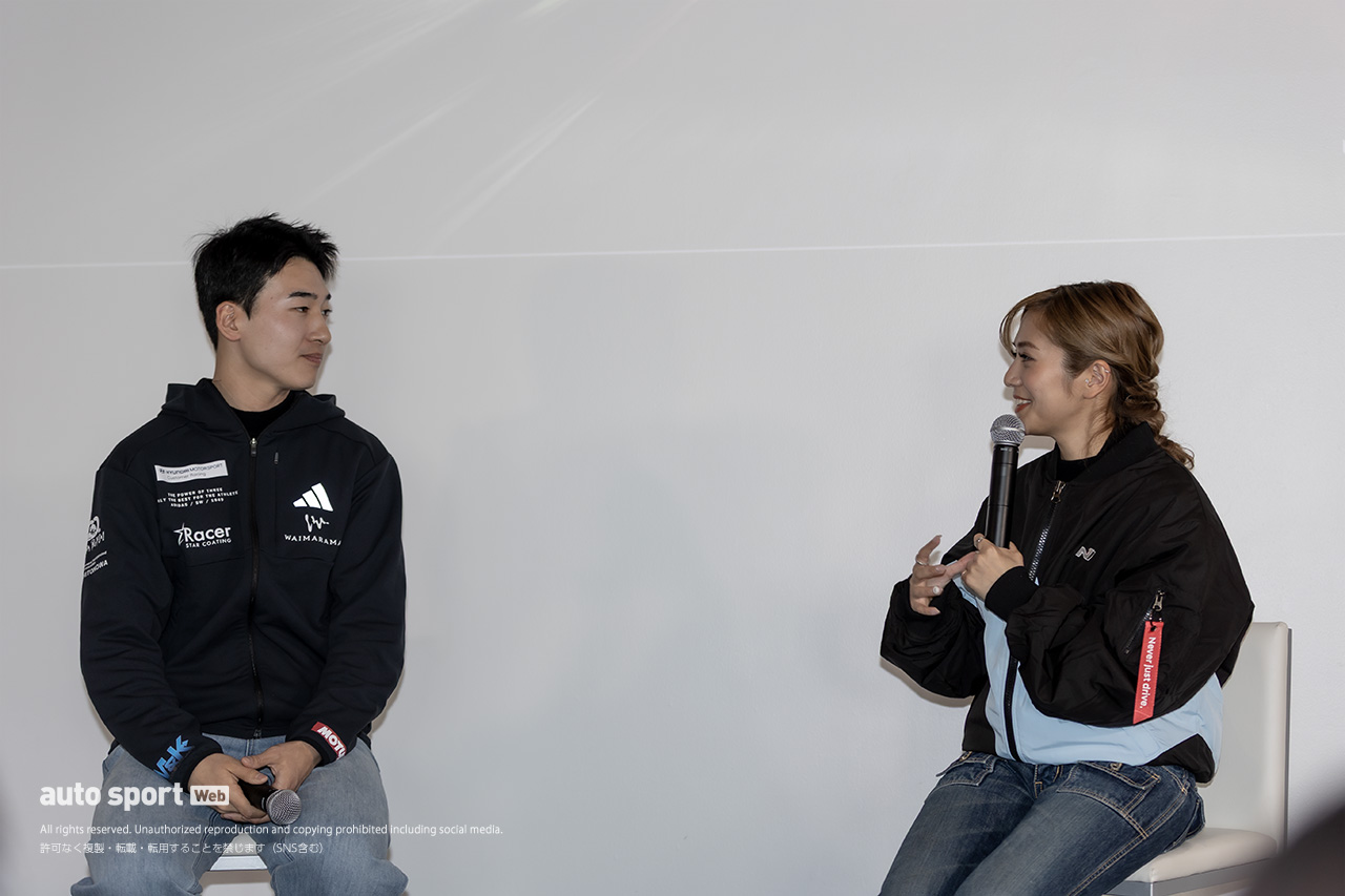 織戸茉彩がヒョンデIONIQ 5Nで全日本EV-GPに参戦決定。発表会で“先輩”リ・ジョンウを質問攻めに