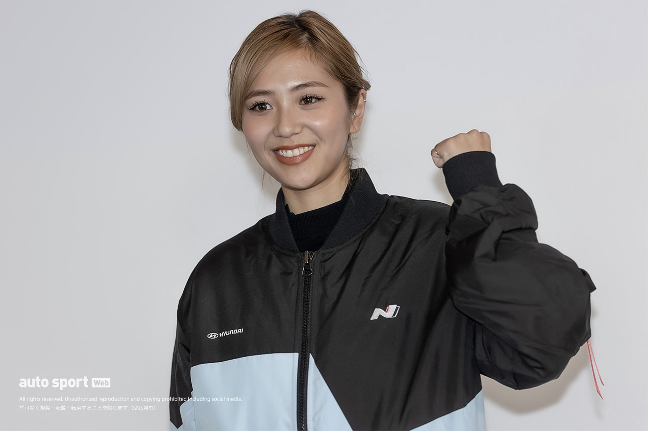 織戸茉彩がヒョンデIONIQ 5Nで全日本EV-GPに参戦決定。発表会で“先輩”リ・ジョンウを質問攻めに