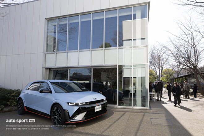 織戸茉彩がヒョンデIONIQ 5Nで全日本EV-GPに参戦決定。発表会で“先輩”リ・ジョンウを質問攻めに