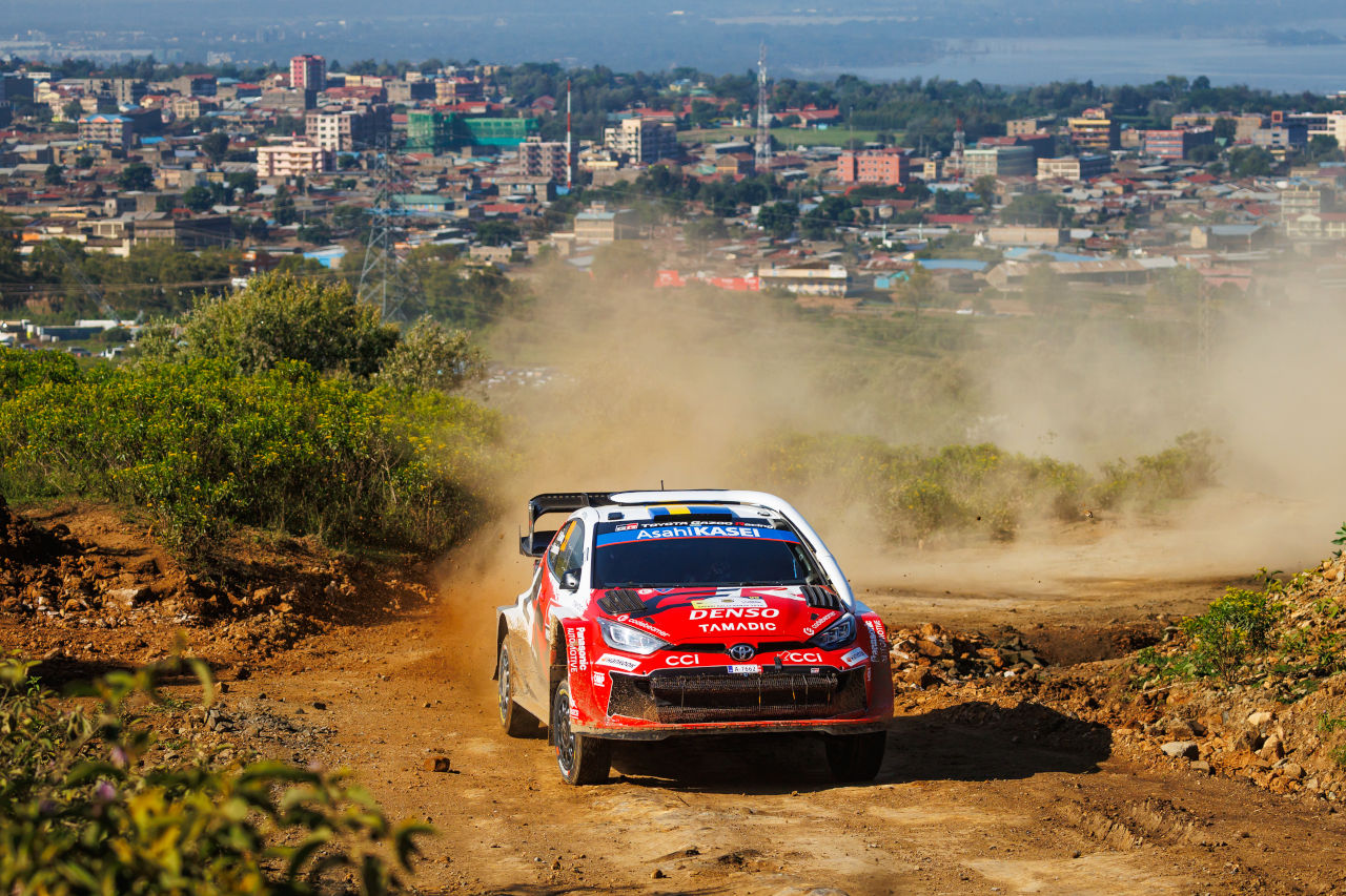 伝統のサファリ・ラリー始まる。トヨタ勢を抑えヌービルがシェイクダウン最速、勝田貴元は8番手／WRC第3戦