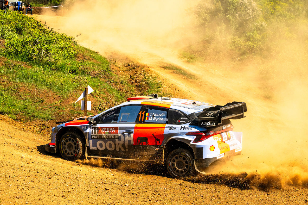 伝統のサファリ・ラリー始まる。トヨタ勢を抑えヌービルがシェイクダウン最速、勝田貴元は8番手／WRC第3戦