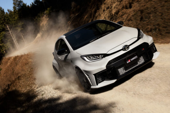 『GRヤリス』がさらに進化。26式は新開発のステアリングと高性能タイヤを装着し4月発売