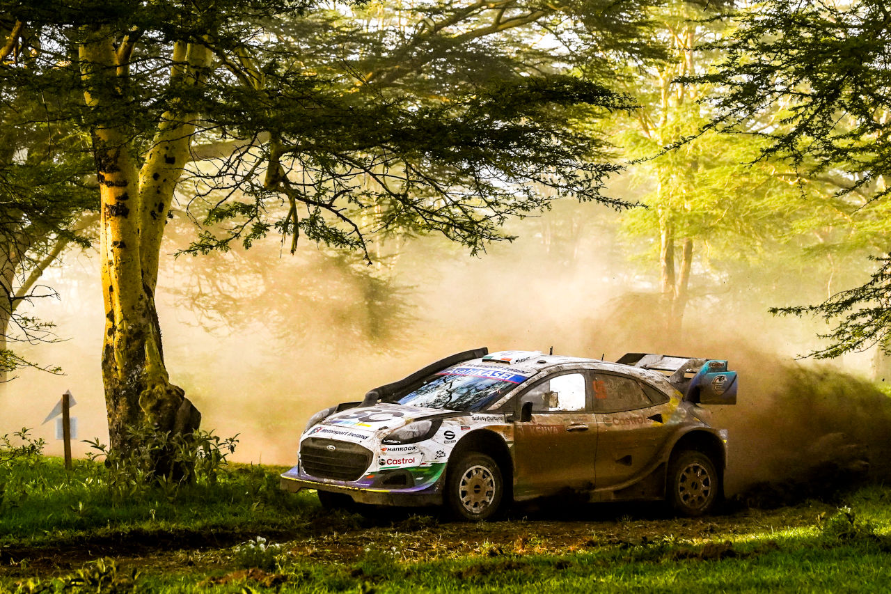 ソルベルグが初日首位、波乱の幕開けとなったサファリ・ラリーで抜け出す。勝田はトラブル遭遇も上位キープ／WRC第3戦