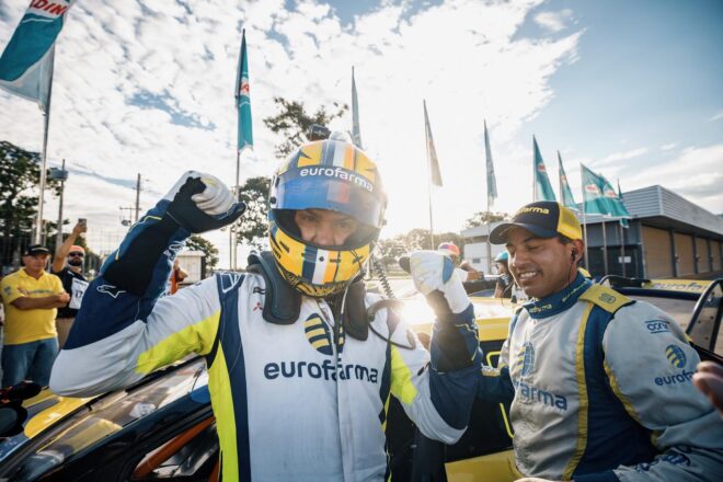 大排気量V8回帰のSUVストックは、酷暑のなか王者のミツビシ・エクリプスクロスが完勝／SCB開幕戦