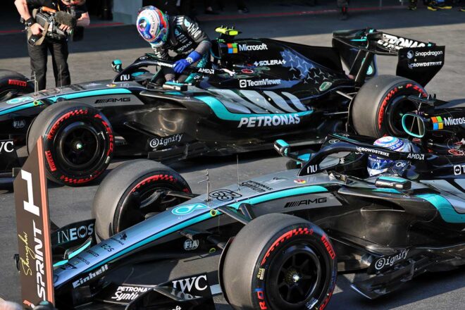 ジョージ・ラッセル＆アンドレア・キミ・アントネッリ（メルセデス）