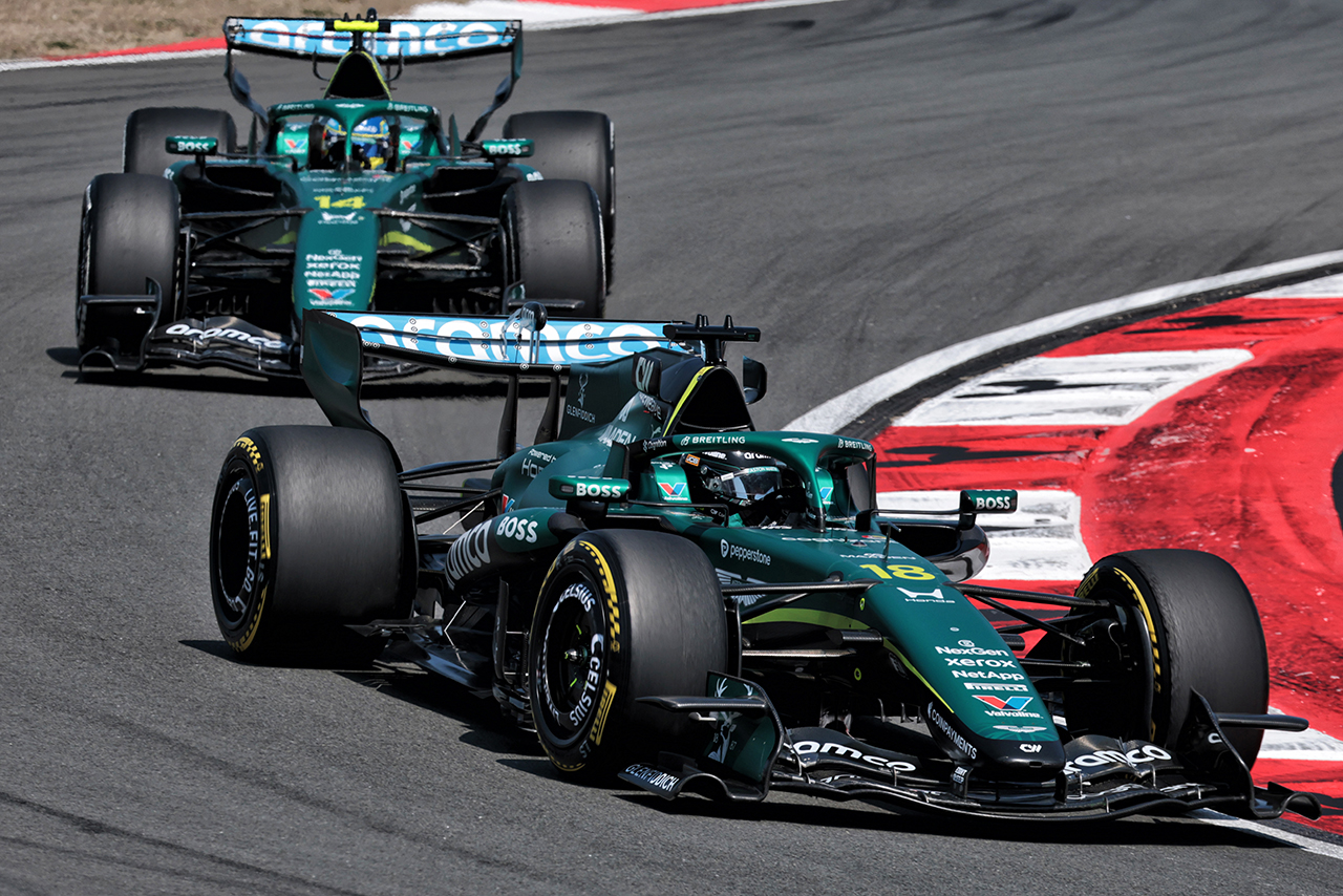 2026年F1第2戦中国GPスプリント　フェルナンド・アロンソ（アストンマーティン）、ランス・ストロール（アストンマーティン）