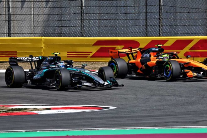 アンドレア・キミ・アントネッリ（メルセデス）＆ランド・ノリス（マクラーレン）