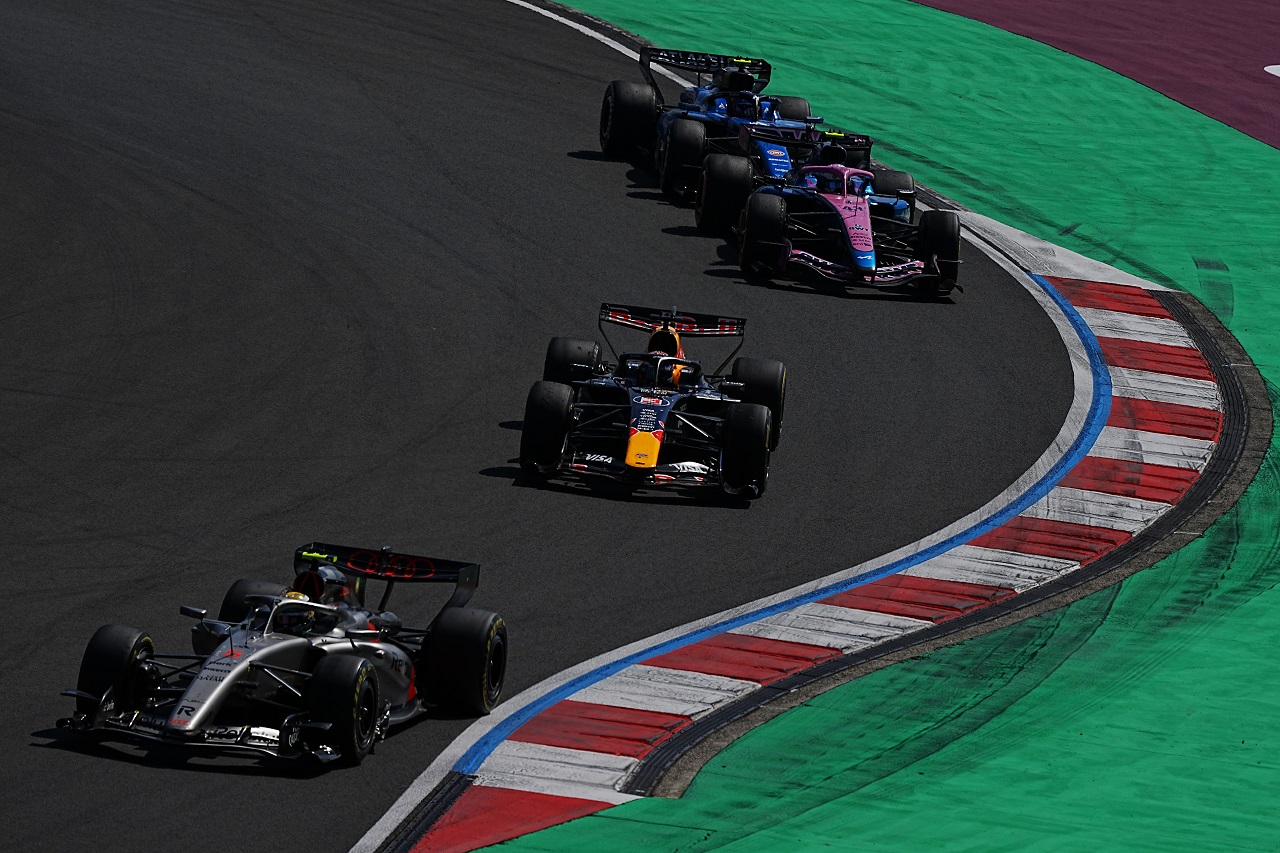 スプリントでのマックス・フェルスタッペン（レッドブル）