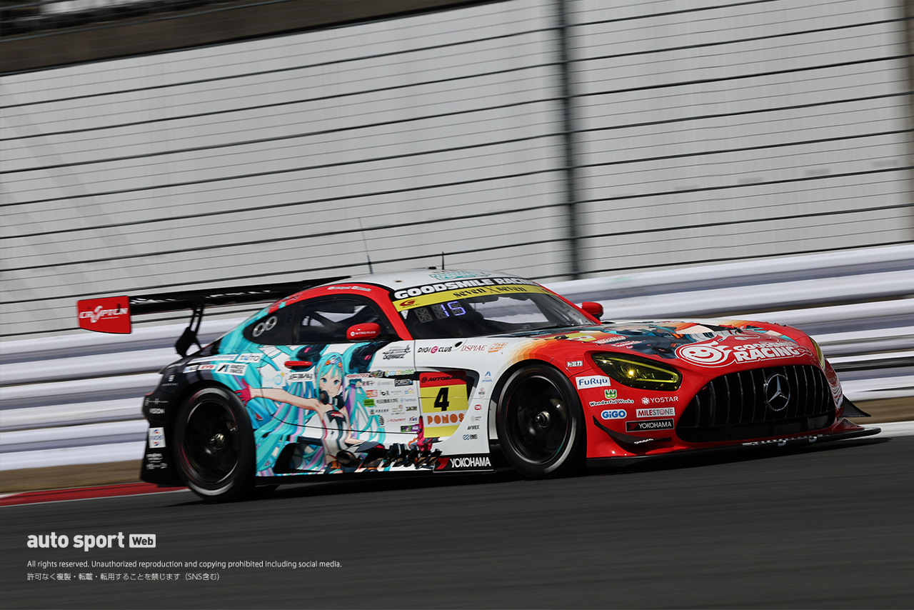 グッドスマイル 初音ミク AMG（谷口信輝／片岡龍也）　2026スーパーGT富士公式テスト