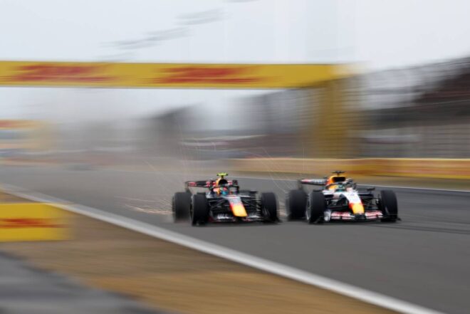 リアム・ローソン（レーシングブルズ）＆アイザック・ハジャー（レッドブル）