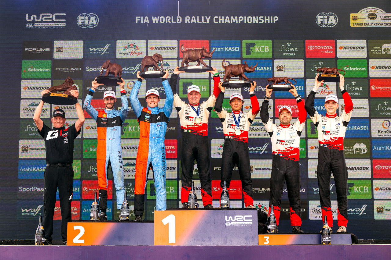 【ポイントランキング】2026年WRC第3戦サファリ・ラリー・ケニア後