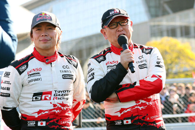 豊田章男会長「もっともっと“すごい憧れ”の存在になっていって欲しい」。勝田貴元の初優勝を受けコメント発表／WRC第3戦ケニア