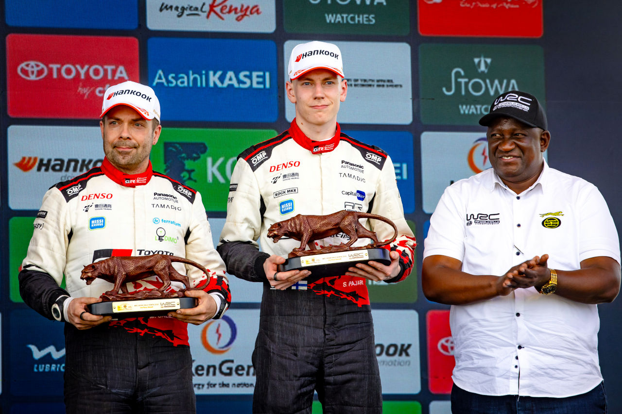 トヨタ、勝田貴元の初優勝でサファリ・ラリー6連覇を達成「彼らにふさわしい勝利」とカンクネン称賛／WRC第3戦ケニア