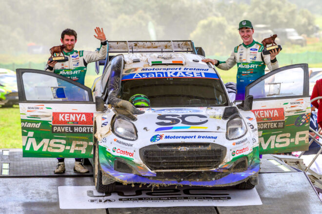 僚友たちが初優勝を祝福。勝田貴元「決して諦めなかったから、ここまで来られた」／WRCケニア デイ4コメント集