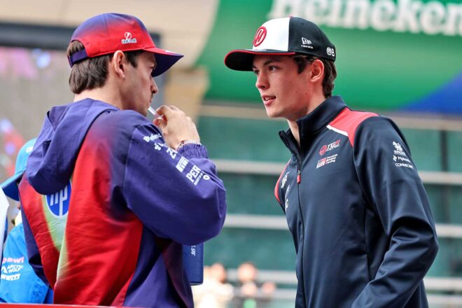 シャルル・ルクレール（フェラーリ）＆オリバー・ベアマン（ハース）