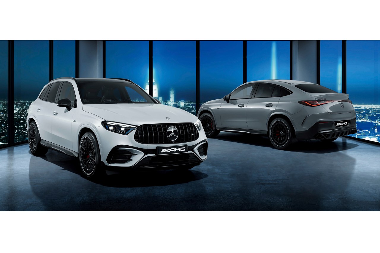 メルセデスAMG、人気の『GLC 43 4MATIC／クーペ』に精悍な特別仕様車“エディション・ナイト・カーボン”が登場
