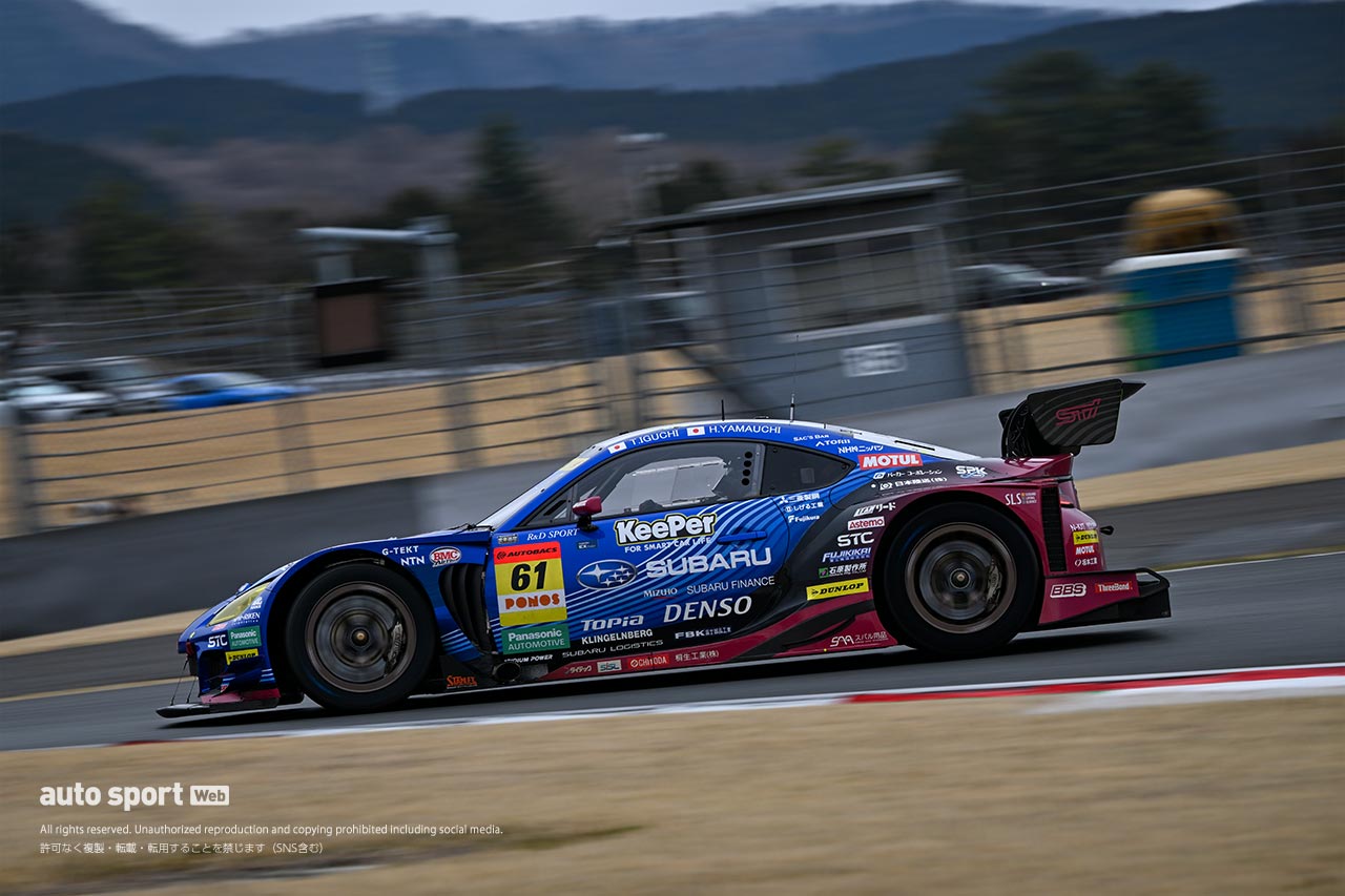 SUBARU BRZ R＆D SPORT（井口卓人／山内英輝／奥本隼士）　2026スーパーGT富士公式テスト