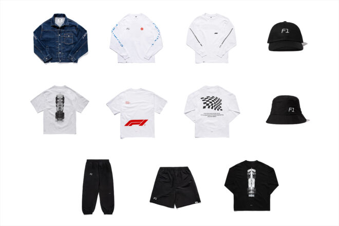 3月17日より期間限定で販売されるF1とZOZOTOWNのコラボアイテム