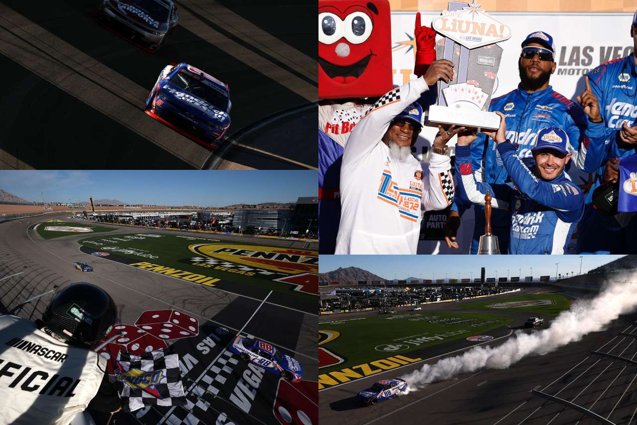 不幸と不運を乗り越えて。無冠の“帝王”デニー・ハムリンが今季初、通算61勝目／NASCAR第5戦